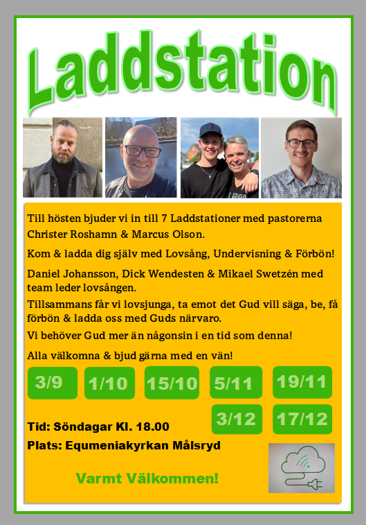 Laddstation 1 oktober med Magnus Sund